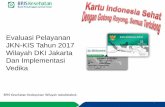 Evaluasi Pelayanan JKN-KIS Tahun 2017 Wilayah DKI · PDF fileWilayah Puskesmas DPP Gigi Klinik Pratama ... •tim verifikasi internal ... pecegahan kecurangan dan tim audit internal