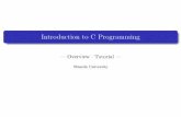 Introduction to C Programming - 早稲田大学takayasu/classes/slides/Cpro1_en_1st.pdf · C & UNIX system What is C? Adaptable & Flexible: C is a programming language that allows