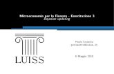 Microeconomia per la Finanza - Esercitazione 3 Bayesian ... · PDF fileMicroeconomia per la Finanza - Esercitazione 3 Bayesian updating Paolo Crosetto pcrosetto@luiss.it 6 Maggio 2010