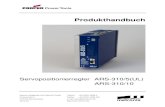 Produkthandbuch - igas- · PDF fileSeite 3 Produkthandbuch “Servopositionierregler ARS-310/5(UL) ARS-310/10“ Version 2.2 Verzeichnis der Revisionen Ersteller: Metronix Meßgeräte