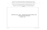 MANUAL DE CERTIFICACION DE AERODROMOS -  · PDF fileinstituto nicaragÜense de aeronÁutica civil manual de certificaciÓn de aerÓdromos (mca) ago / 08