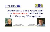 Addressing Skills Gaps with the Must-Have Skills of the ...c.ymcdn.com/.../imported/Addressing-Skills-Gap--the-4-Cs-.ppt.pdf · Addressing Skills Gaps with the Must-Have Skills ...