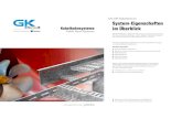 System-Eigenschaften Kabelbahnsysteme im Überblickgk-system.com/pdf/-GK_Kabelbahn_2008_Web.pdf · KLK Kabelleiterkanäle KLK cable racks, ladder-duct type 38 Inhalt Table of Contents