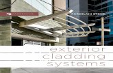 exterior cladding systems - Tile · PDF fileCrossville’s Porcelain Stone exterior cladding systems are suitable for virtually any application where conventional masonry is used,