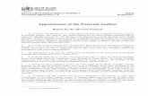 Appointment of the External Auditor - WHOapps.who.int/gb/ebwha/pdf_files/WHA64/A64_35-en.pdf · The appointment of the External Auditor is for consideration by the ... a summary of