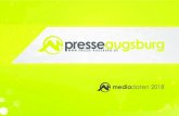 mediadaten 2018 - presse-  · PDF filefacebook Mit über 1,2 Millionen Seitenaufrufen im Mon-at und über 41.000 Facebook-Likes ist Presse Augsburg eines der reichweitenstärksten