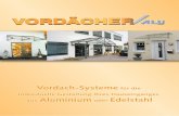 Vordach-Systeme Aluminium Edelstahl - oewi.de · PDF file2 Aluminium-Vordächer „Schlicht und praktisch“ steht hier im Vordergrund. Die untere Verkleidung ist in der Material -