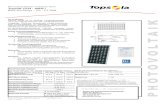 Technische Daten TopSola TSM - sonne-nrw.deTopSolar+TSM+160+Reihe.pdf · Photovoltaik-Module | Technische Daten TopSola TSM - 160M / Black Star Energy – 165 - 175 TSM Der Produzent:
