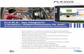 FLX-SLS - SAP Beratung und SAP Addons für die komplette ... · PDF fileDirektinstallation in SAP® ohne Middleware, ohne IDocs, ohne SAP TRM ! FLX-SLS - das integrierte Transport-