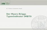 Der Myers-Briggs Typenindikator (MBTI) · PDF fileENTJ. ENTP. INTP. INTJ. MBTI ... (MBTI) nach C. C. Briggs und I. Briggs Meyers. Zeitschrift für Differentielle und Diagnostische