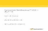 Symantec NetBackup Release Notes - NEC(Japan)jpn.nec.com/backup/netbackup/download/nbu76/NetBackup7.6.0.2_R… · NetBackup debug log files are not created for Oracle 12c on Windows