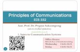 Principles of Communications - Thammasat University - 1 - Intro to Commu... · Robert M. Fano (1976) Peter Elias ... Transmitter Receiver ... Encoder Channel Channel Decoder Source