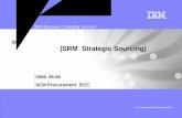 SRM 상생 전략구매(SRM Strategic Sourcing) - · PDF file2 ⓒ2006IBM Corporation © Copyright IBM Corporation 2006 IBM Business Consulting Services IBM Global CPO Survey 결과