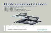 OpenStage 40 HiPath 2000/3000/5000/OpenOffice - · PDF fileCommunication for the open minded Siemens Enterprise Communications Dokumentation HiPath 2000, HiPath 3000, HiPath 5000 HiPath