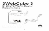 B190 LTE WLAN-Router Kurzanleitung - drei.at · PDF fileInstallieren Sie eine USIM-Karte, um über eine 3G/LTE-Datenverbindung auf das Internet zuzugreifen. Anschluss für externe