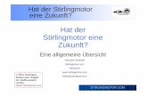 Hat der Stirlingmotor eine Zukunft? · PDF fileWeiterführende Adressen: STIRLINGMOTOR Wirtschaftlichkeitsberechnung für KWK:   (SUNMACHINE GmbH Nürnberg) Stirling Cryogenics: