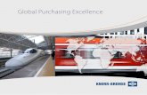 Global Purchasing Excellence - Knorr- · PDF file1 Strategic role of purchasing ... our Material Price Index, EDI and our suppli-er portal Just as Knorr-Bremse’s products set standards