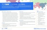 GOING GLOBAL -  · PDF fileÜBER TOPSIM – GOING GLOBAL ... f Auswahl geeigneter neuer Märkte zur Expansion ... ÜBER TATA INTERACTIVE SYSTEMS
