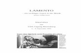 LAMENTO - wisskirchen- · PDF file0 LAMENTO – ein wichtiger Topos in der Musik (Hubert Wißkirchen) Materialien zur VDS-Tagung Rheinsberg 5. - 8. September 2001