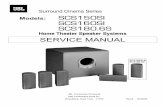 Home Theater Speaker Systems SERVICE MANUAL - nohm SCS160SI SCS180.6S Servi… · Home Theater Speaker Systems SERVICE MANUAL ... SNR-unweighted 90 dBr 80 rel. to rated power 22k