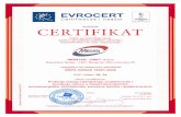 Monter-emit bizhub c224-20170411153329 OHSAS 18001 EAC oblast: 28, 34 Obim certifikacije: Pružanje usluga inženjeringa, projektovanja i izvodenja radova u oblasti termotehnike,