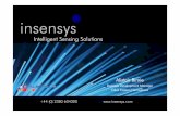 insensys - Subsea UK Birnie.pdf · T +44 (0) 2380 604300 W  T +44 (0) 2380 604300 W  insensys Intelligent Sensing Solutions …