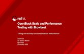 OpenStack Scale and Performance Testing with Browbeat Open source data visualization platform Real-time summary and charting of streaming data Give shape to your data Seamless integration