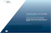 Maksud dan tujuan Australia Awards  · Web viewpencegahan dan pengobatan Malaria pada tingkat distrik dan desa berdasarkan bukti dan praktek yang baik