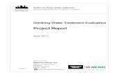 Final Drinking Water Treatment Evaluation Project Report ... · PDF fileDrinking Water Treatment Evaluation Project Report ... The Drinking Water Treatment Evaluation project objective