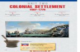 UNIT TWO COLONIAL SETTLEMENT - Davenport · PDF fileCOLONIAL SETTLEMENT 1587–1775 CHAPTER 5 The 13 English Colonies 1607–1733 CHAPTER 6 Life in the 13 Colonies ... ★ How different