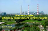 Success stories: Efficiency Improvement in Power … Study on Condenser Loss Case: Observations/Problems Both vacuum pump was running Air suction temp depression Left/Right : 4/13