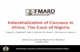 Industrialization of Cassava in Africa: The Case of · PDF fileprofit for the farmer and competitive flour cost ... (60- 100MT/day) – five HQCF , two starch, and one glucose have
