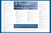 S Language Identification Guide - Homeland Security · PDF fileLanguage Identification Guide A ... Eu falo português de Portugal (for Portugal) Punjabi. Q . Qanjobal . ... Tamil .