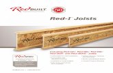 RedBuilt Red-I Joist Specifers Guide Red-I Joist Design Guide.pdf · Technical Support and Analysis ... described in this Red-I™ Joist Specifier’s ... Do not increase joist resistive