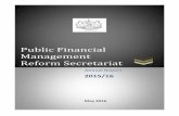 Public Financial Management Reform Secretariat - … downloads/PFM... · PUBLIC FINANCIAL MANAGEMENT REFORM SECRETARIAT ... The IFMIS Upgrade Project Manager ... certain challenges