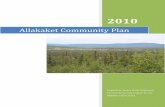 Allakaket Community Plan - Tanana Chiefs Conference · PDF fileThe completion of the 2010 Allakaket Community Plan was the result of a combined effort ... Irene Henry Charlotte Mayo