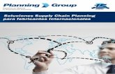 Soluciones Supply Chain Planning para fabricantes ...planningscheduling.com/static/supply.pdf · Estos Planning KPI (Key Performance Indicators) serán personalizados para cada empresa