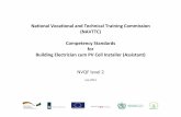 National Vocational and Technical Training Commission ... · PDF fileNational Vocational and Technical Training Commission (NAVTTC) Competency Standards ... 13 Documents, policies