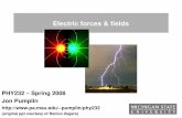 Electric forces & fields - Home Page | MSUpumplin/phy232/ppt/chapter15.pdf · (A different “strong” force keeps the protons attached to their nucleus!) Unlike ... E3 is independent