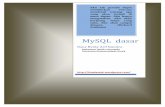 MySQL dasar - · PDF fileMySQL mudah didapatkan dan dimiliki source code yang boleh ... terdapat pula PHP, Apache dan MySQl jadi menurutku serbaguna lah ... Mysql> drop koperasi_sp;