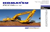 PC - Komatsu  · PDF file2 P210 Li ydraulic caator WALK-AROUND The Komatsu PC210LCi-10 is the world’s first intelligent Machine Control excavator. It features Komatsu’s