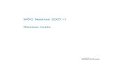 MSC Nastran 2007 r1web.mscsoftware.com/.../documentation/nastran_2007r1_release_guid… · MSC Nastran 2007 r1 Release Guide == iv SUPER ELEMENTS / DMIG 19 CONTACT ENHANCEMENTS 19