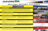 Garage Divider Curtains - w.w. Cannon, Inc. Divider Curtains TYPICAL CURTAIN OPTIONS COLOR OPTIONS COMMON CURTAIN CONFIGURATIONS EASY GLIDE CURTAIN TRACK Our curtains can be laid out
