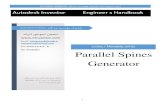 irinventor@ 021-46088862 Parallel Spines · PDF fileParallel Spines Generator. 2 ... Spline calculations in metric units Transferred torque where: P ... Spline calculations in English