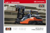 LIFT TRUCKS - Tailift; World-Lift 8FG PNEUMATIC BROCHURE.pdf · Once again, Toyota innovation and engineering come together to set a new standard in the lift truck industry. The 8-Series