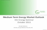 Medium Term Energy Market Outlook - 一般財団法人 ...eneken.ieej.or.jp/data/5205.pdfMedium Term Energy Market Outlook IEEJ Energy Seminar October 2013 Keisuke Sadamori, Director,
