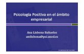 Ana LisbonaBañuelos amlisbona@psi.uned - Integra positiva.pdfnúmero especial sobre Psicología Positiva de la revista American Psychologist ... Brico Depôt 500 ‐1000 ...
