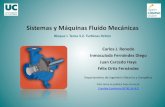 Sistemas y Máquinas Fluido Mecánicas. Bloque I. Tema 3.2 ... · PDF filePérdidas en el Inyector BLOQUE 1: Máquinas de Fluidos Incompresibles ...