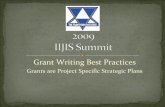 Grant Writing Best Practices - Illinois Criminal Justice … 15... ·  · 2015-09-08Grant Writing Best Practices. ... Similarities Between Developing a ... ySupport Letters yMemos