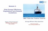 Module 2: Ship Energy Efficiency Regulations and Related ... · PDF fileModule 2: Ship Energy Efficiency Regulations and Related Guidelines Name of the Presenter Affiliation of the